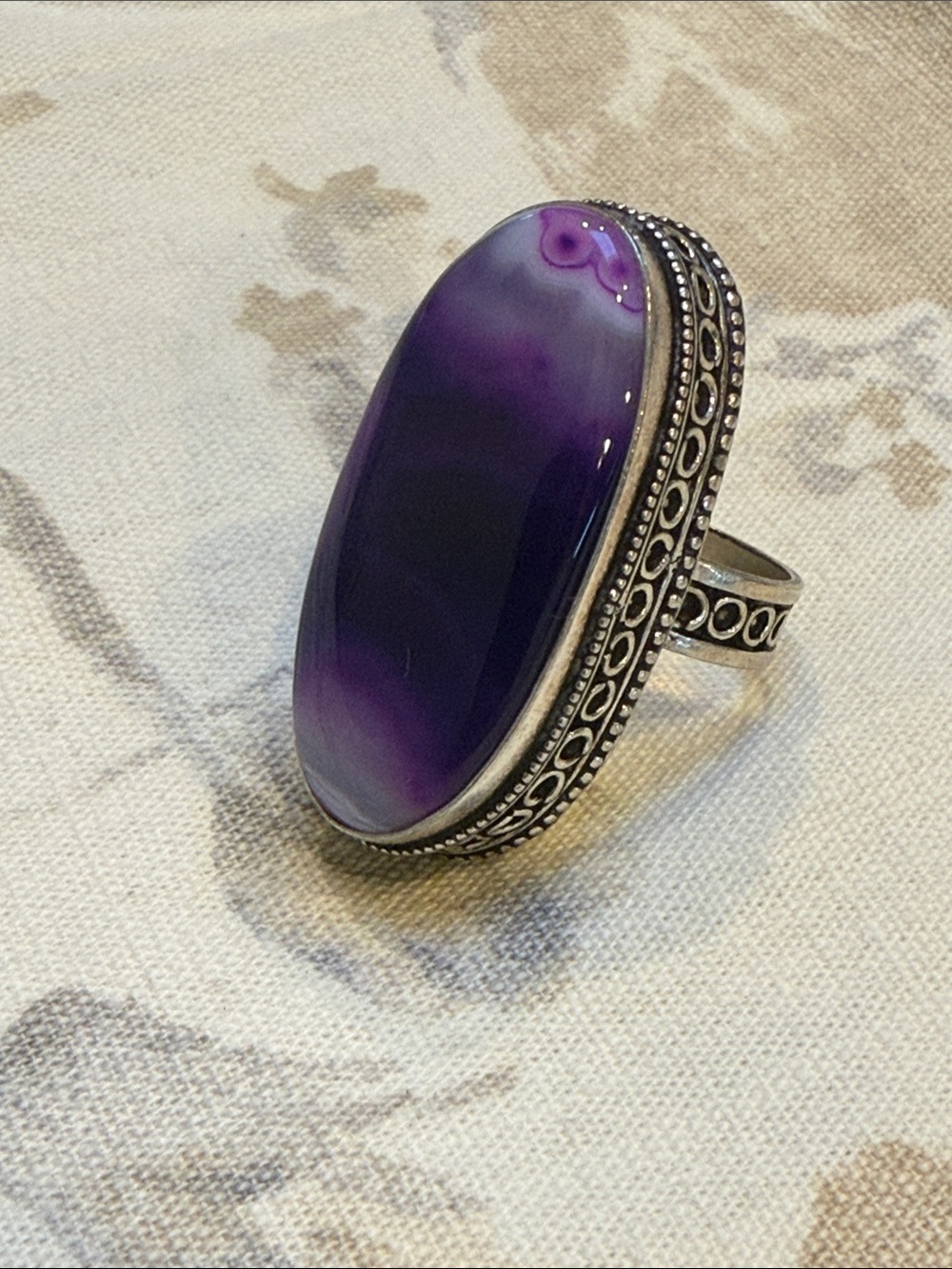 Agate Stone Ring
